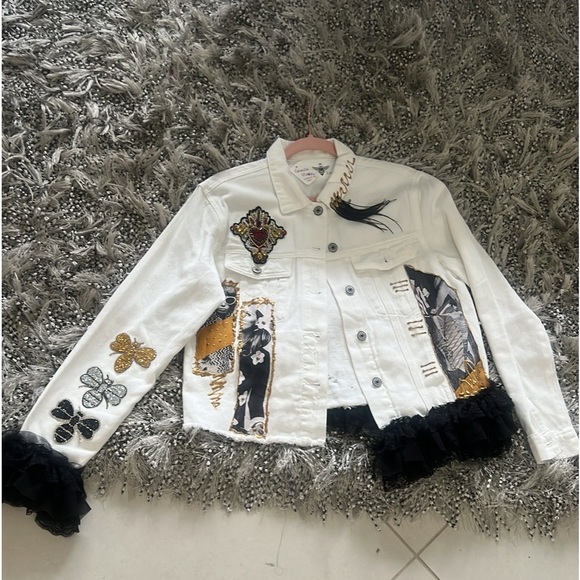 Unique hand painted wearable jackets one of a kind no two are alike!..